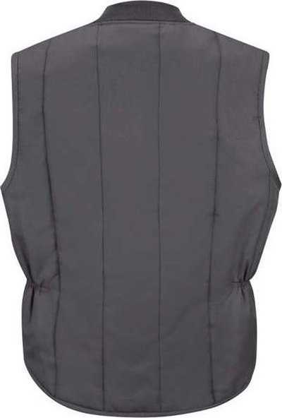 Red Kap VT22L Quilted Vest Long Sizes - Charcoal - HIT a Double - 2