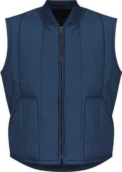 Red Kap VT22L Quilted Vest Long Sizes - Navy - HIT a Double - 1