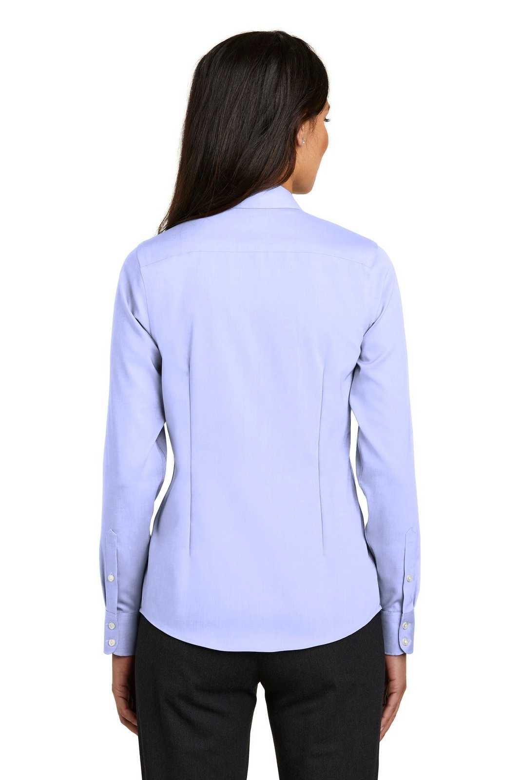 Red House RH250 Ladies Pinpoint Oxford Non-Iron Shirt - Blue - HIT a Double - 2