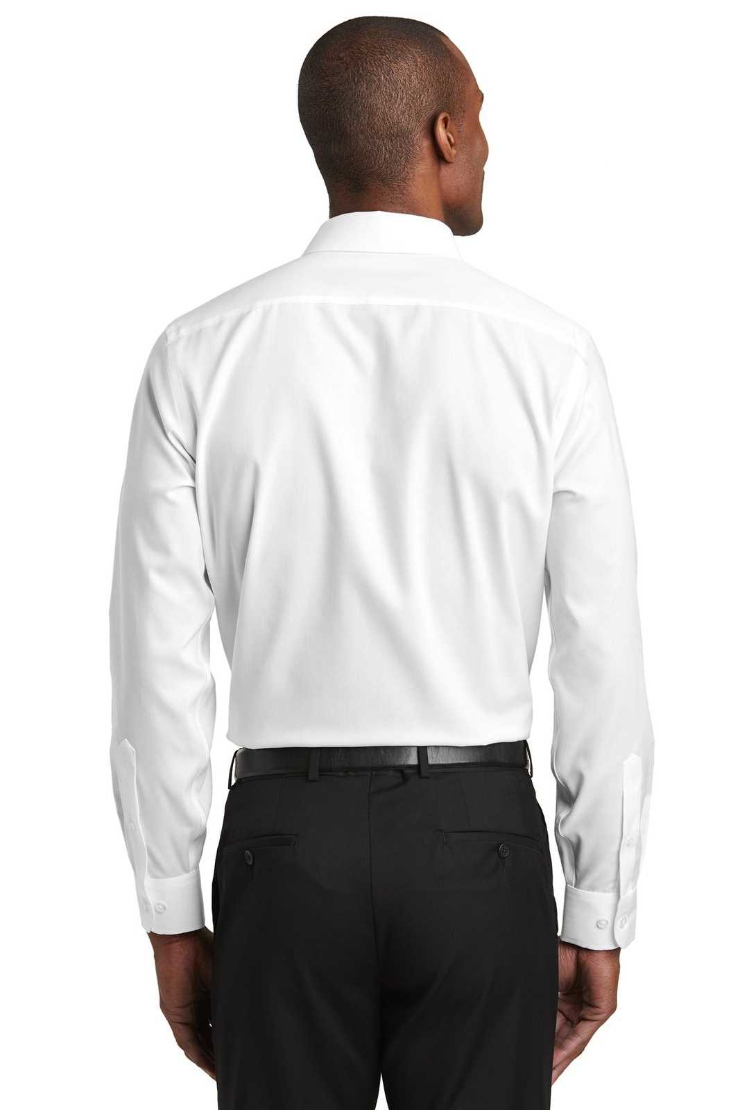 Red House RH620 Slim Fit Pinpoint Oxford Non-Iron Shirt - White - HIT a Double - 2