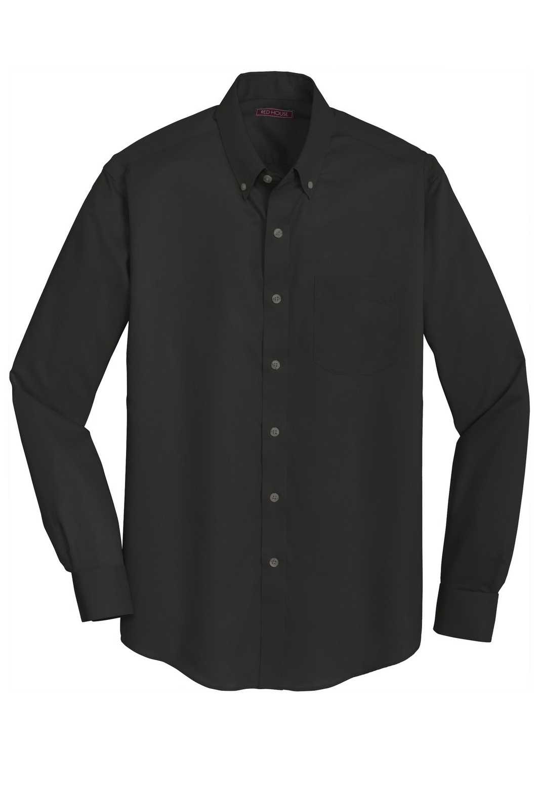 Red House RH78 Non-Iron Twill Shirt - Black - HIT a Double - 5