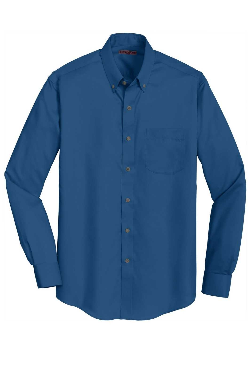 Red House RH78 Non-Iron Twill Shirt - Blue Horizon - HIT a Double - 5