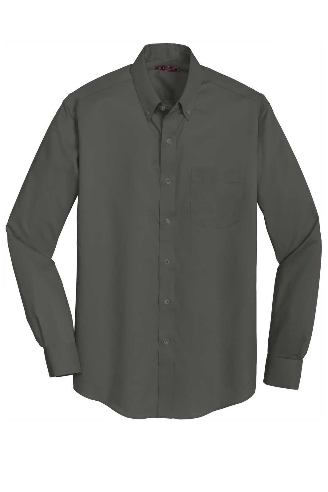 Red House RH78 Non-Iron Twill Shirt - Gray Steel - HIT a Double - 5