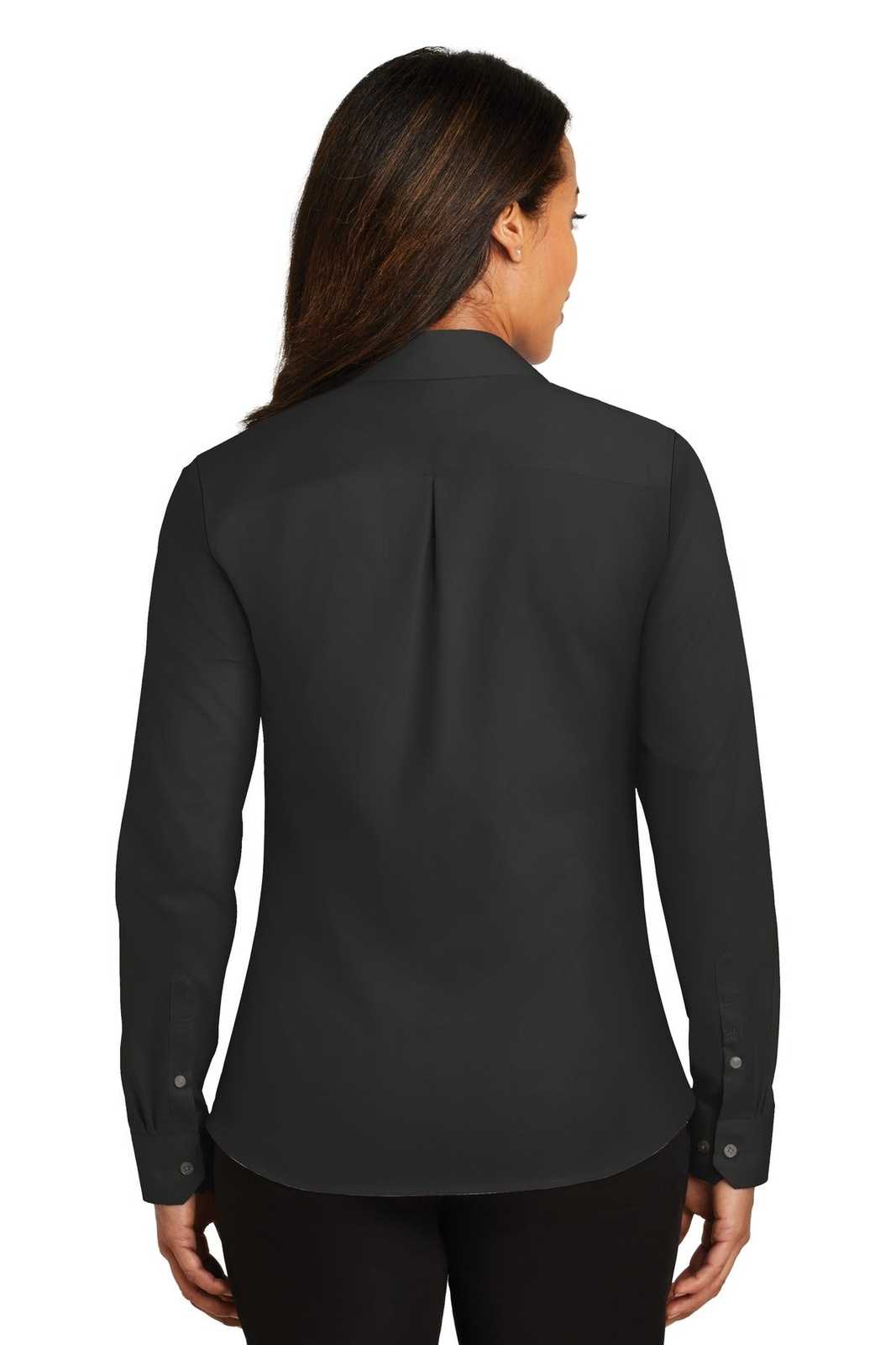 Red House RH79 Ladies Non-Iron Twill Shirt - Black - HIT a Double - 2