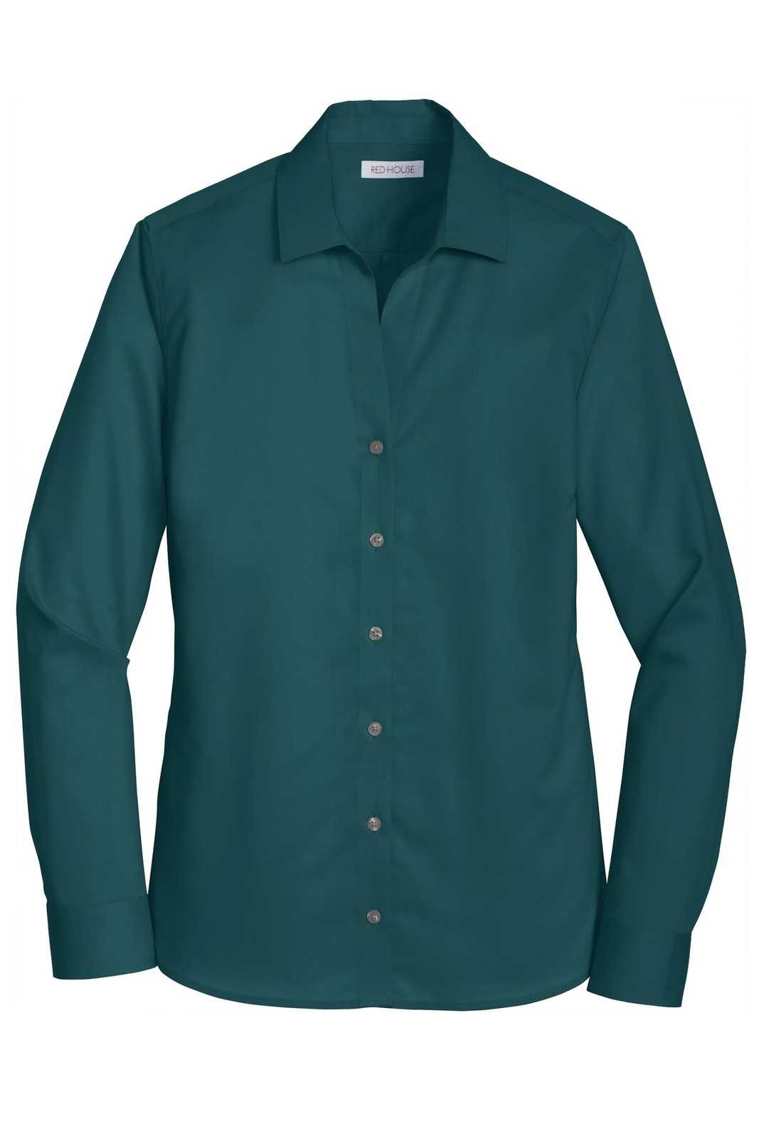 Red House RH79 Ladies Non-Iron Twill Shirt - Bluegrass - HIT a Double - 5