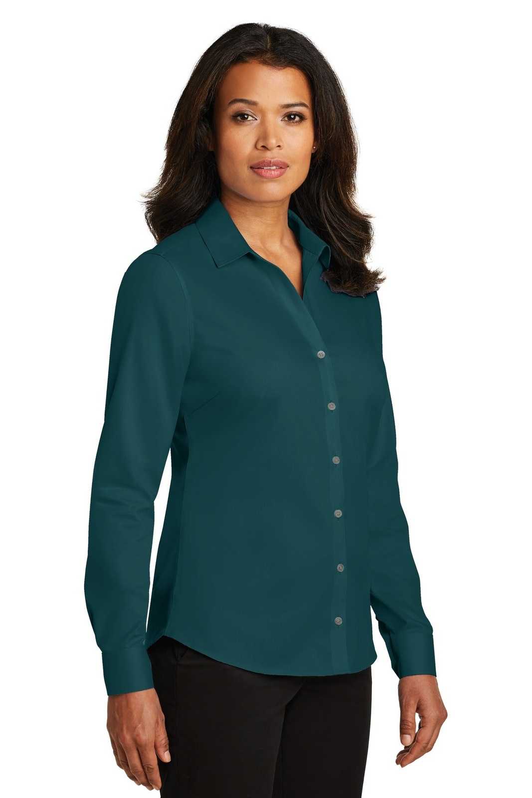 Red House RH79 Ladies Non-Iron Twill Shirt - Bluegrass - HIT a Double - 4