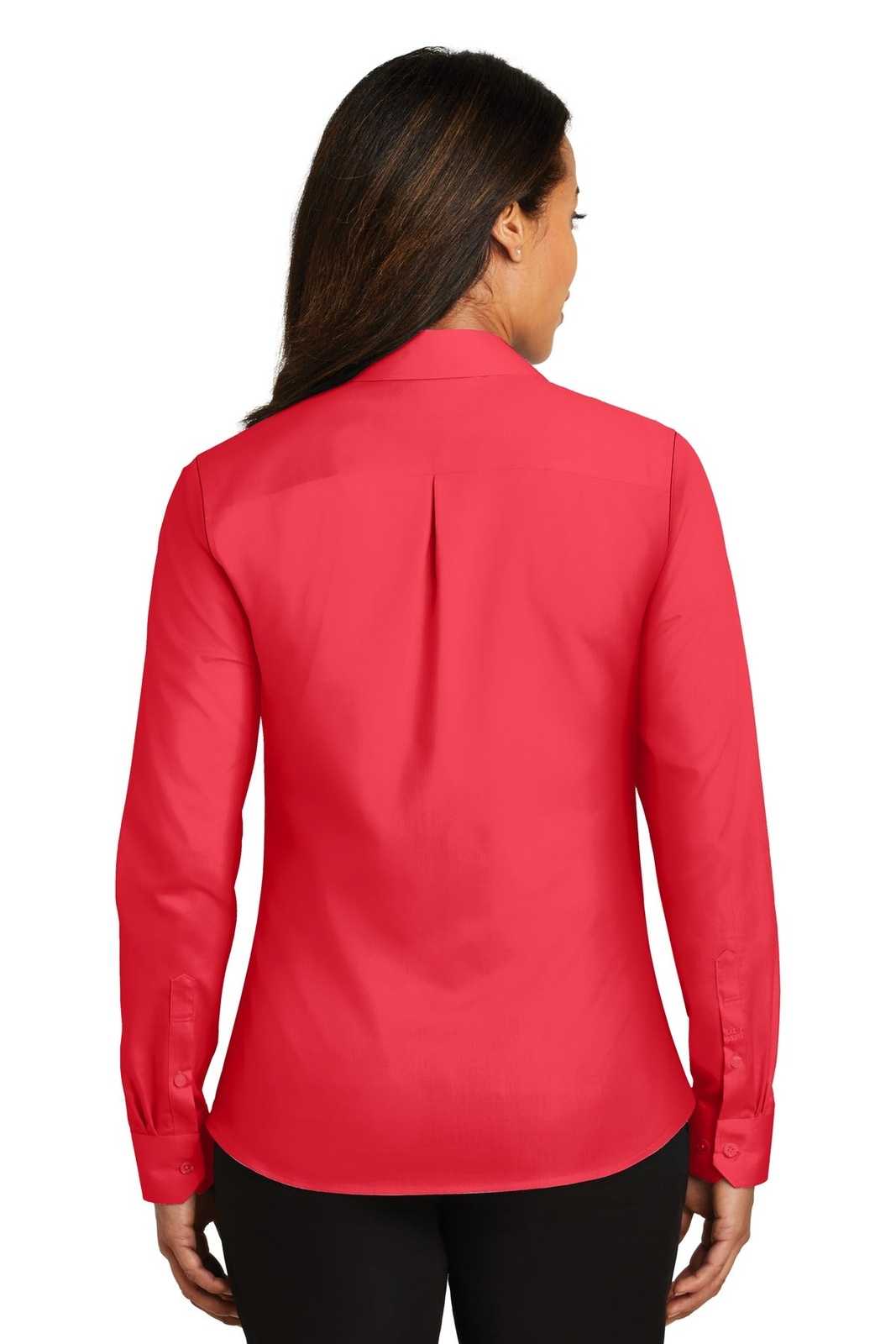 Red House RH79 Ladies Non-Iron Twill Shirt - Dragonfruit Pink - HIT a Double - 2