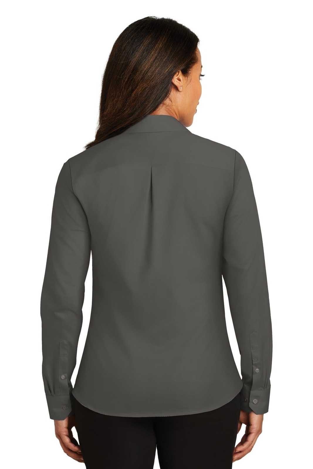 Red House RH79 Ladies Non-Iron Twill Shirt - Gray Steel - HIT a Double - 2