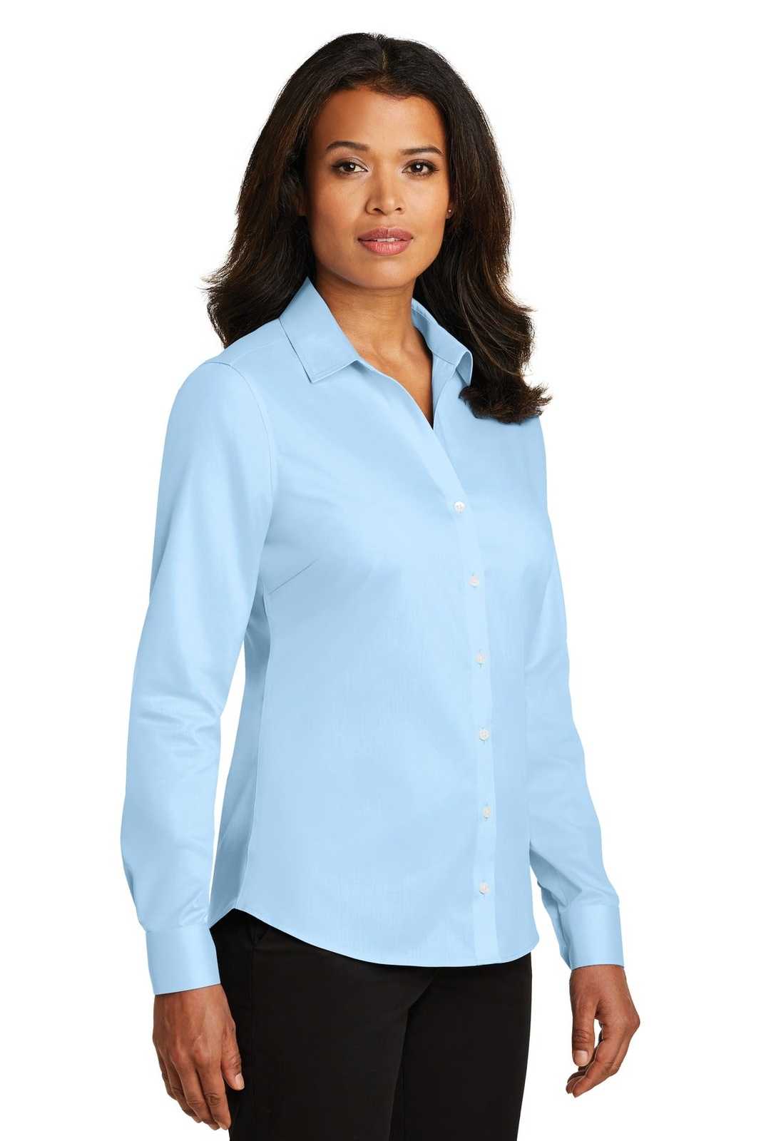 Red House RH79 Ladies Non-Iron Twill Shirt - Heritage Blue - HIT a Double - 4