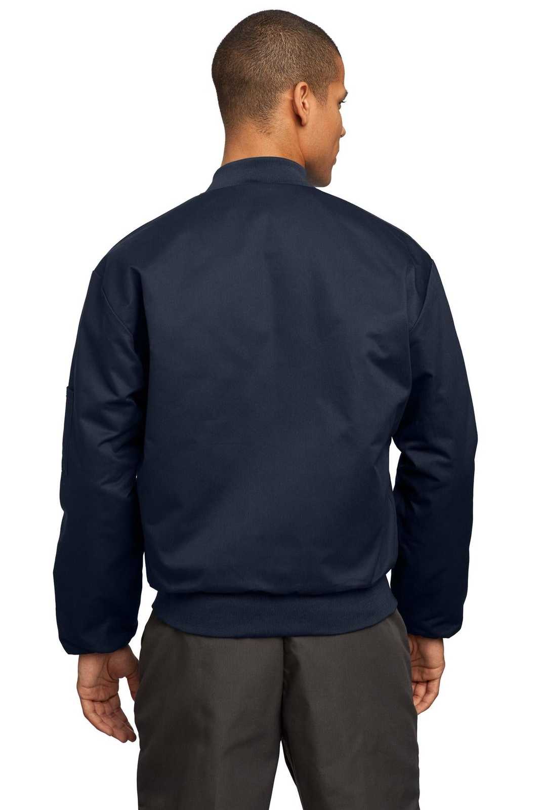 Red Kap CSJT38 Team Style Jacket with Slash Pockets - Navy - HIT a Double - 2