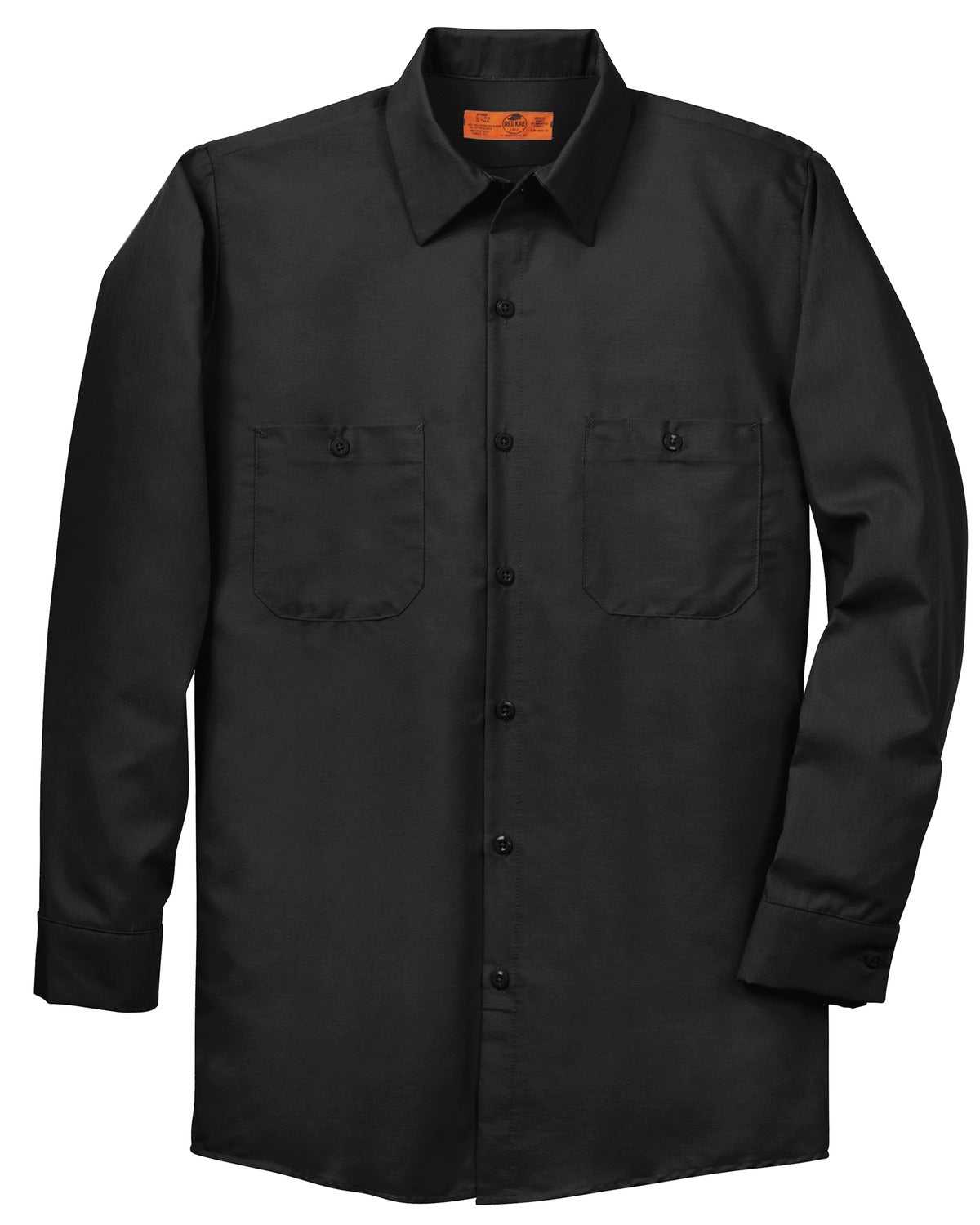 Red Kap SP14 Long Sleeve Industrial Work Shirt - Black - HIT a Double - 3