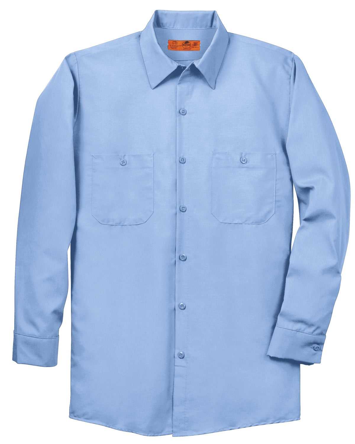 Red Kap SP14 Long Sleeve Industrial Work Shirt - Light Blue - HIT a Double - 3