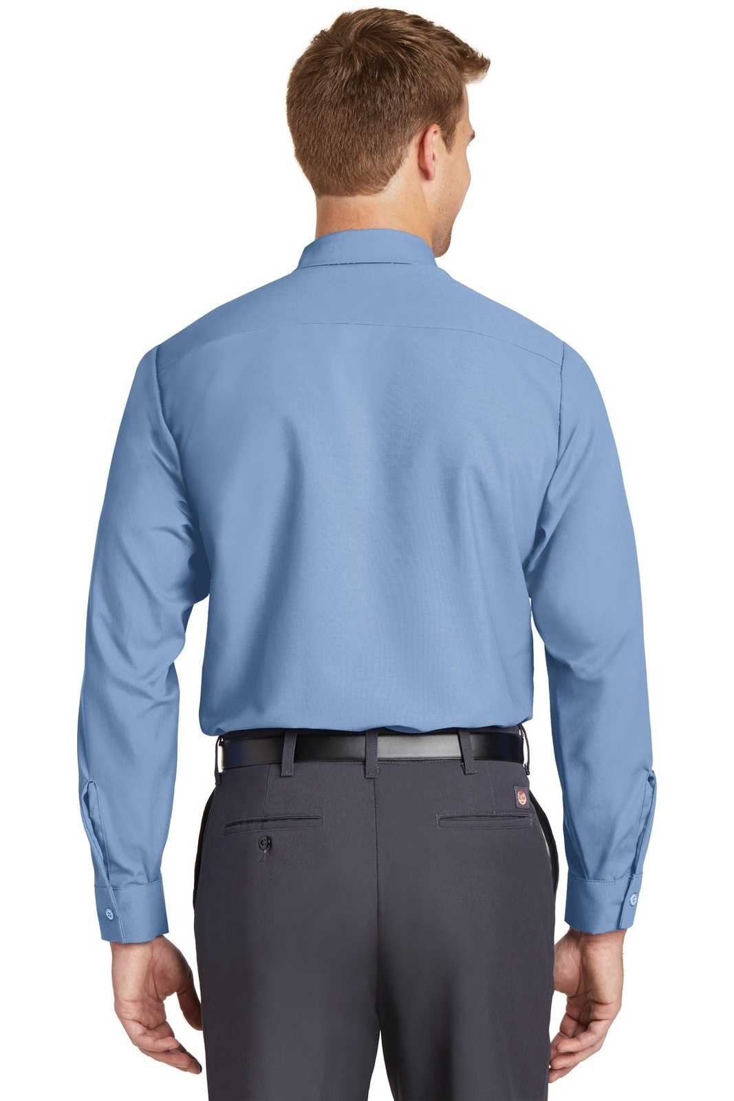 Red Kap SP14 Long Sleeve Industrial Work Shirt - Petrol Blue - HIT a Double - 2