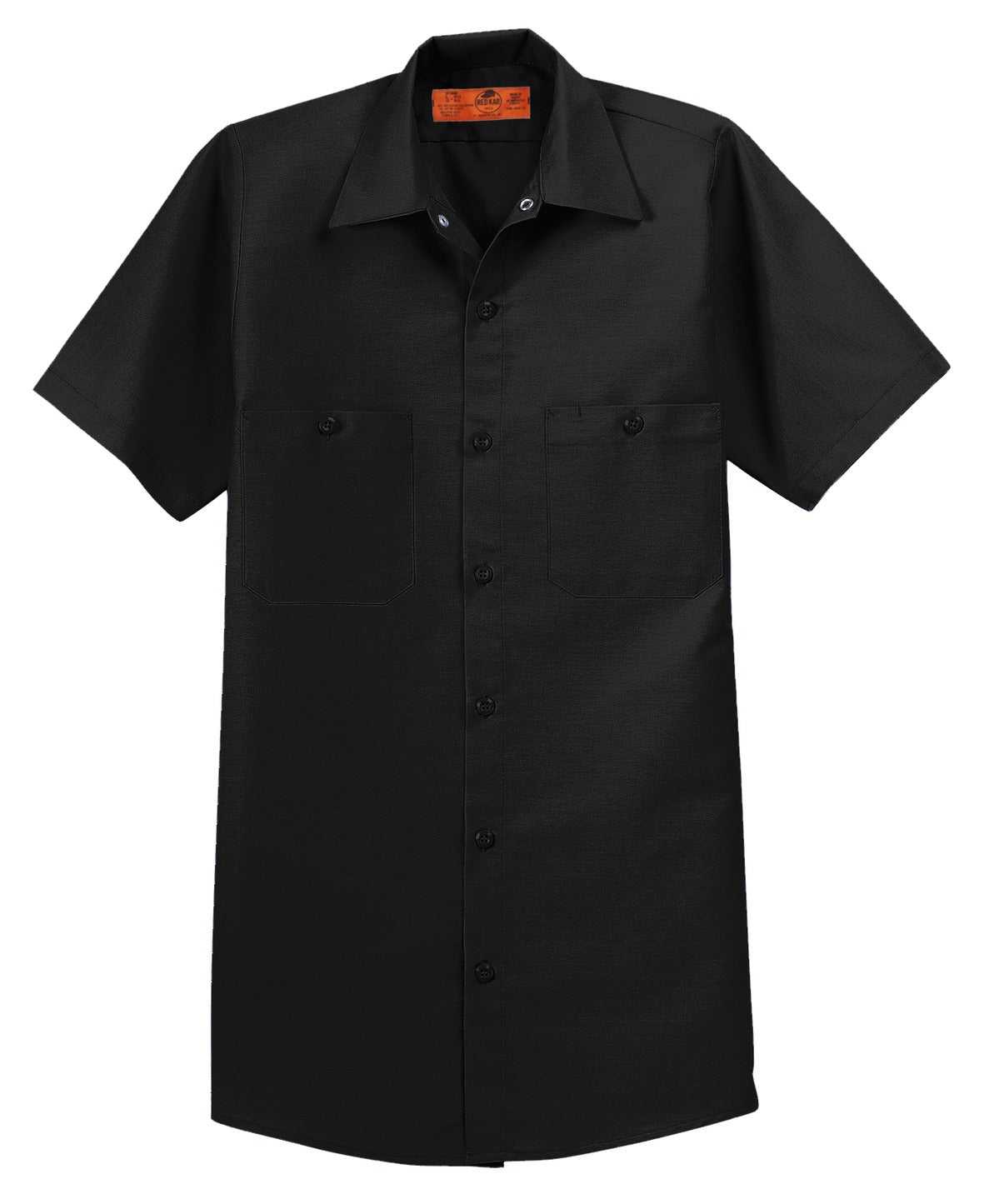 Red Kap SP24 Short Sleeve Industrial Work Shirt - Black - HIT a Double - 3