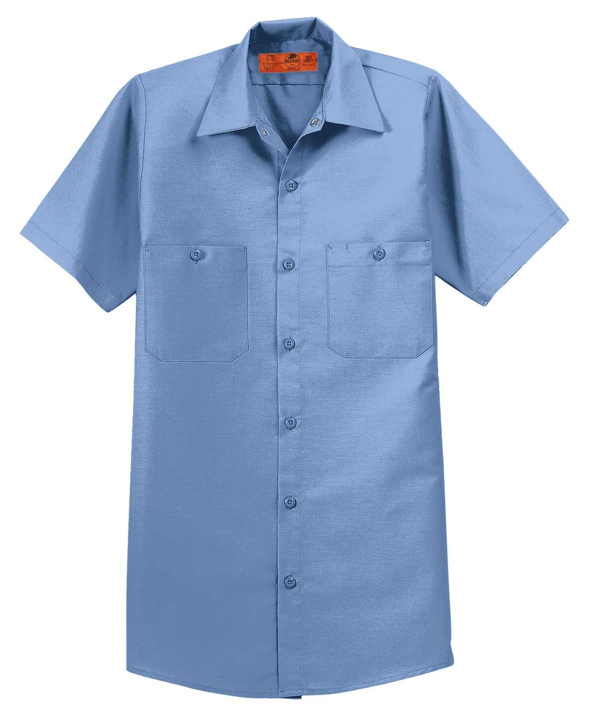 Red Kap SP24 Short Sleeve Industrial Work Shirt - Petrol Blue - HIT a Double - 3