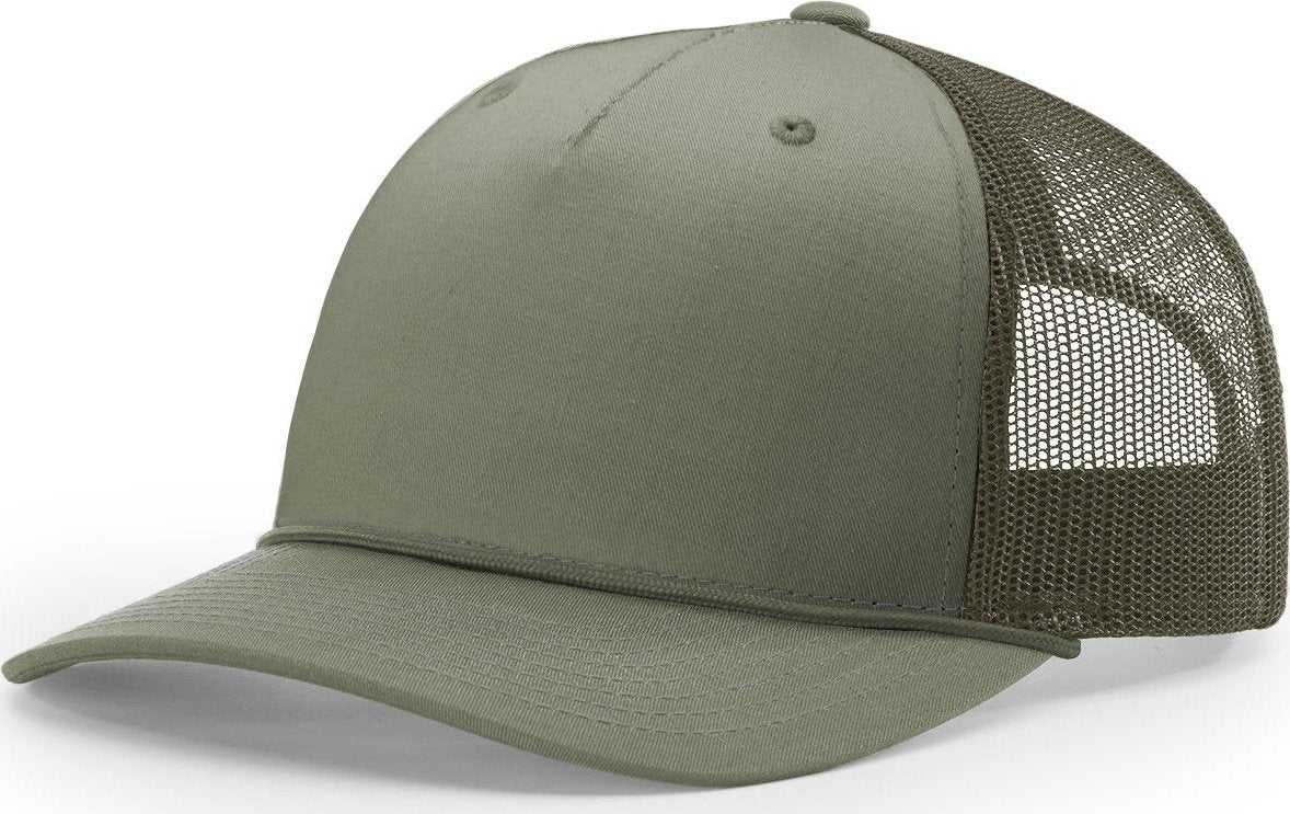 Richardson 112FPR Rope Trucker Caps- Loden Green - HIT a Double - 1