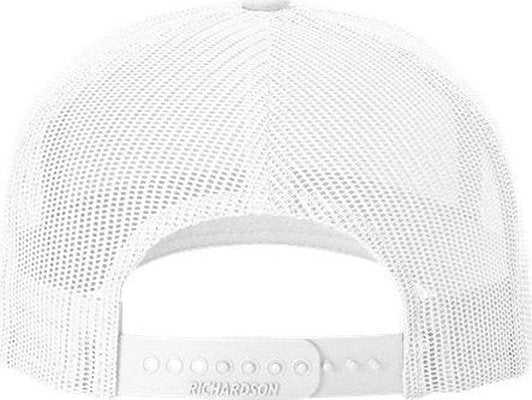 Richardson 112FPR Rope Trucker Caps- White Navy - HIT a Double - 3