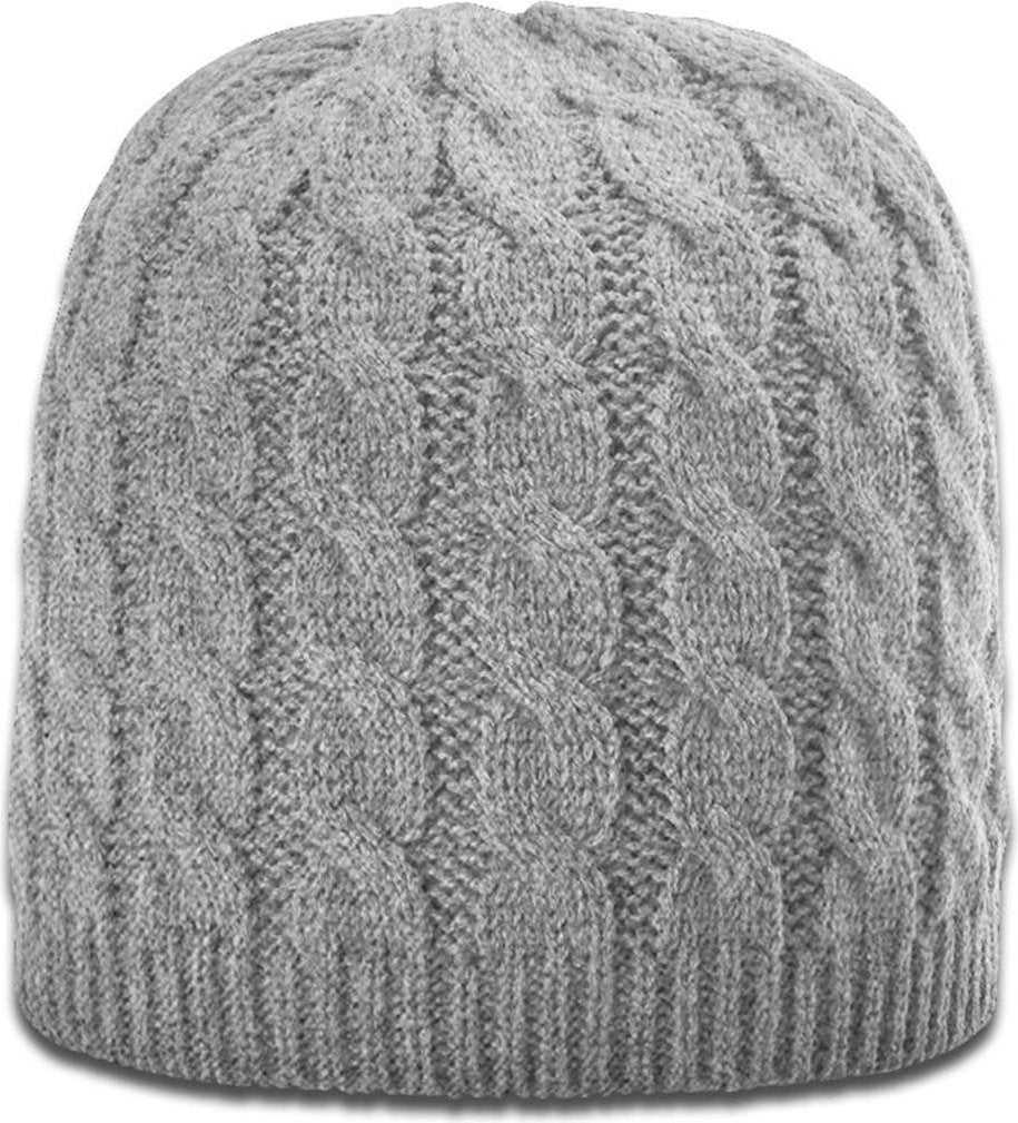Richardson 138 Cable Knit Beanies - Hea Gy - HIT a Double