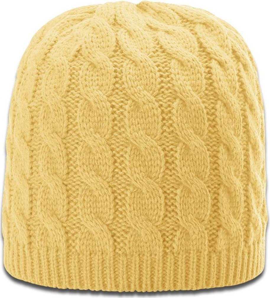 Richardson 138 Cable Knit Beanies - Sand - HIT a Double