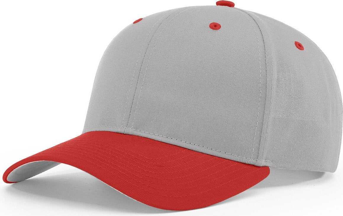 Richardson 212 Pro Twill Snapback Caps- Gy Rd - HIT a Double