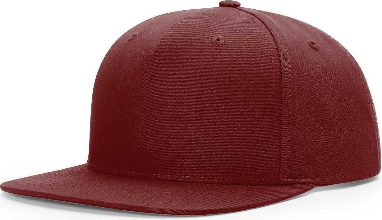 Richardson 255 Pinch Front Structured Snapback Caps- Berry - HIT A Double