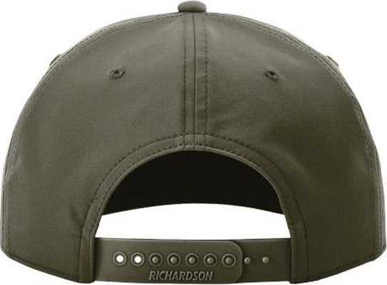 Richardson 258 Braided Performance Caps - Dark Olive Green White - HIT a Double - 3
