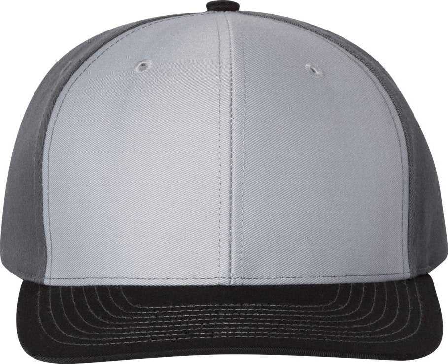 Richardson 312 Twill Back Trucker Caps- Gy Ch Bk - HIT a Double