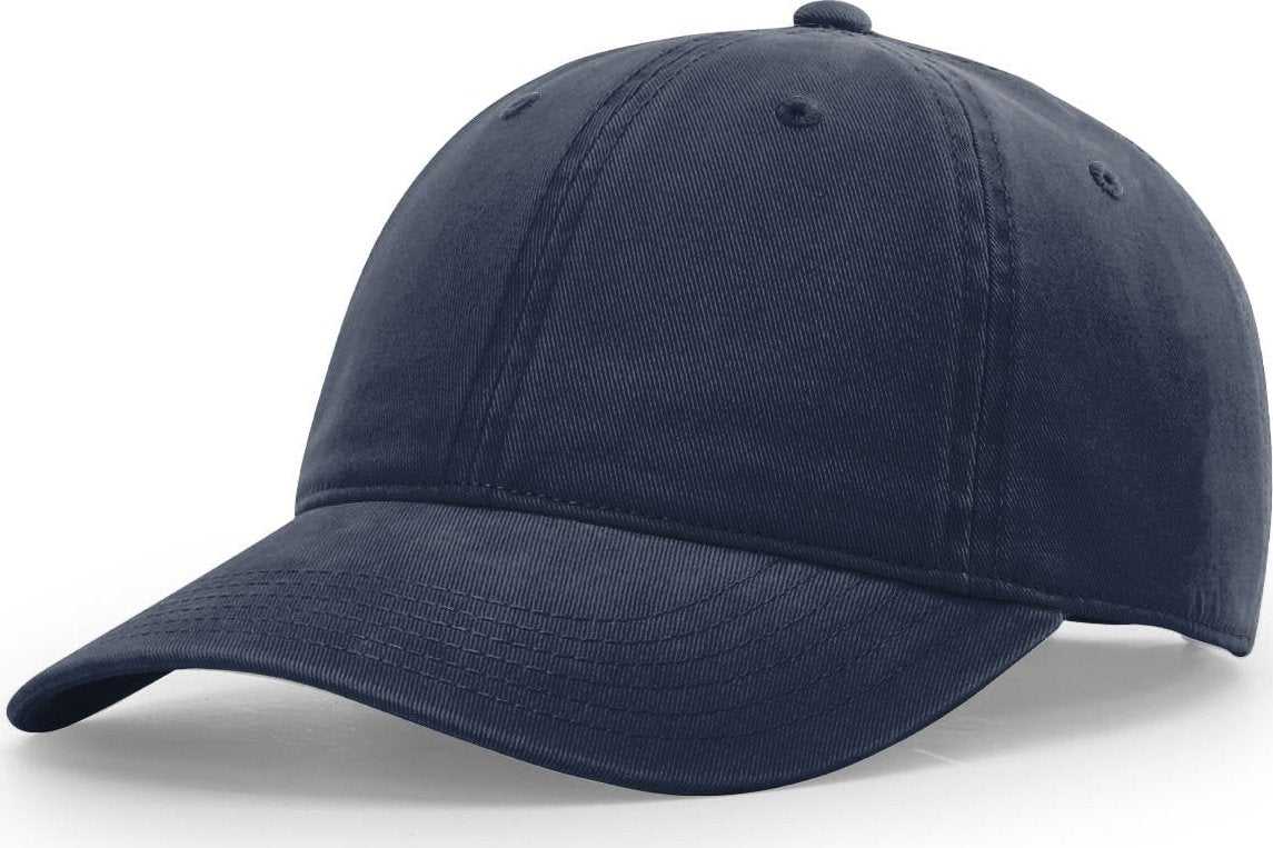 Richardson 326 Brushed Canvas Dad Caps - Navy - HIT a Double - 1