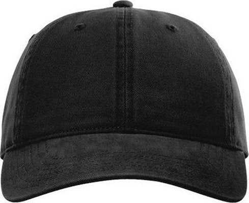 Richardson 326 Brushed Canvas Dad Hat - Black - HIT a Double - 1