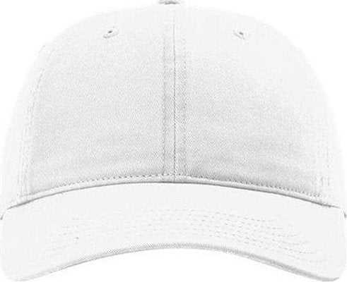 Richardson 326 Brushed Canvas Dad Hat - White - HIT a Double - 1