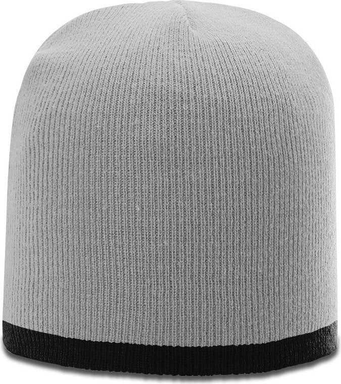 Richardson R16 Two Color Knit Beanies - Gray Black - HIT a Double