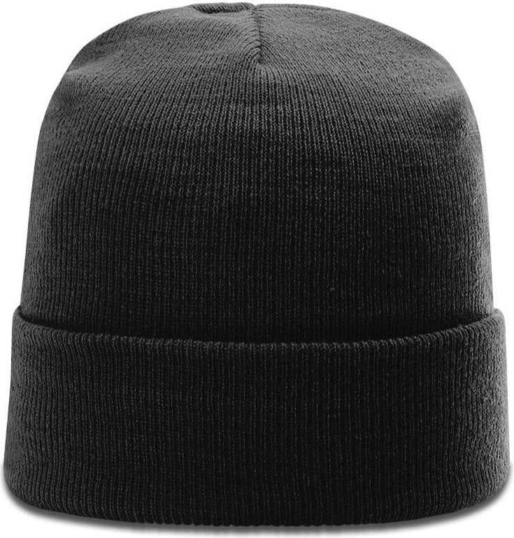 Richardson R18 Solid Beanies w/Cuff - Bk - HIT a Double
