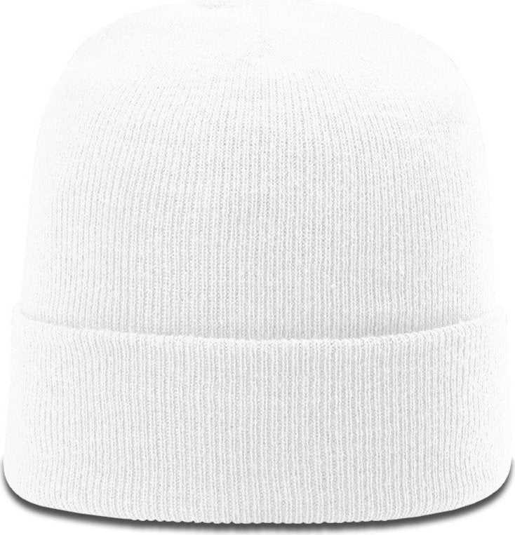 Richardson R18 Solid Beanies w/Cuff - Wh - HIT a Double