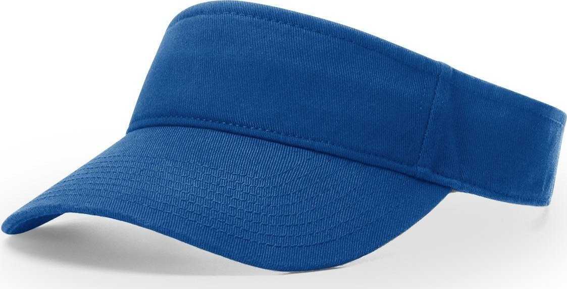 Richardson R45 Garment Washed Visors - Ry - HIT a Double