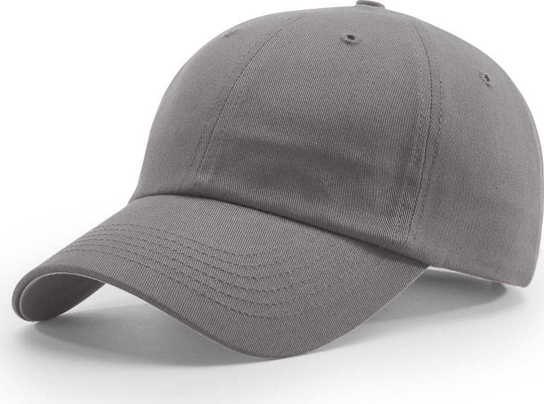 Richardson R65S Relaxed Twill Snapback Cap - Charcoal - HIT a Double - 1