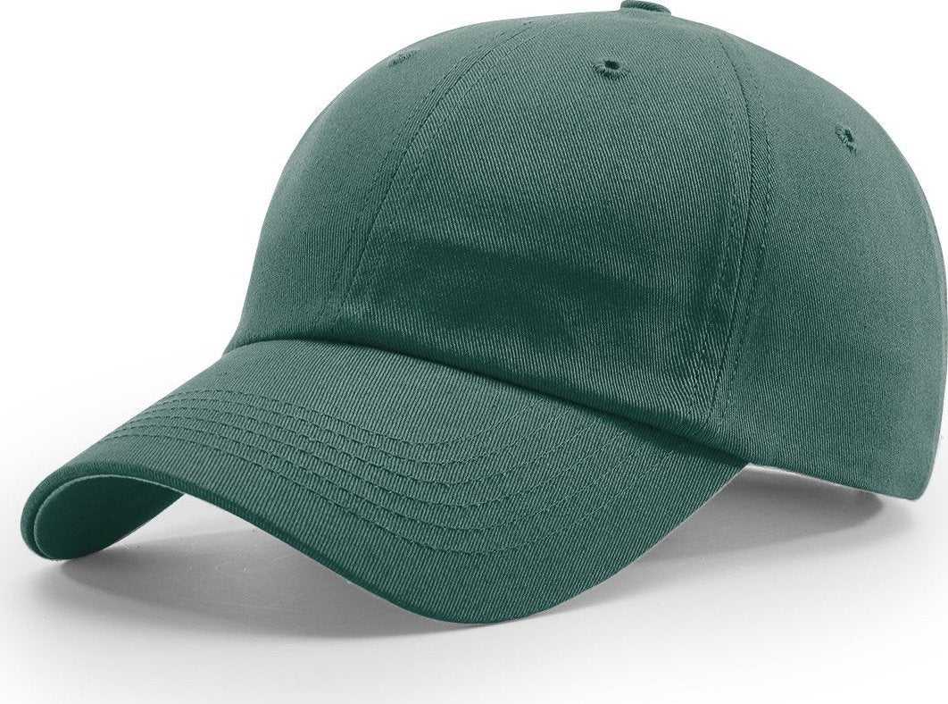 Richardson R65S Relaxed Twill Snapback Cap - Dark Green - HIT a Double - 1