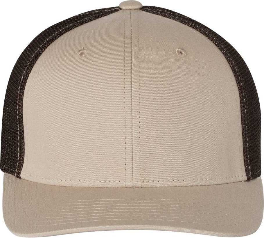 Richardson 110 Fitted Cap - Kh Coffee - HIT a Double