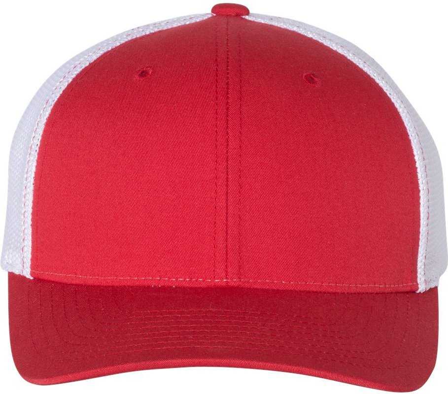 Richardson 110 Fitted Cap - Rd Wh - HIT a Double