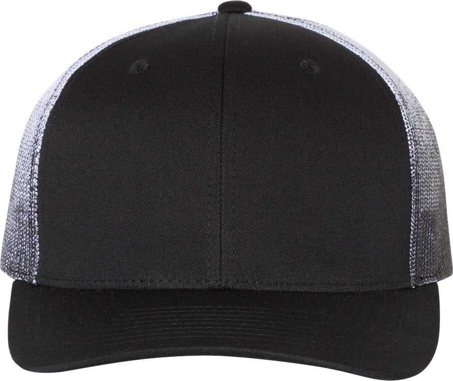 Richardson 112PM Printed Cap - Bk Bk to Wh Fade - HIT a Double