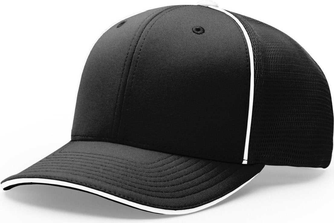 Richardson 172 Fitted Cap - Bk Wh Contrast - HIT a Double