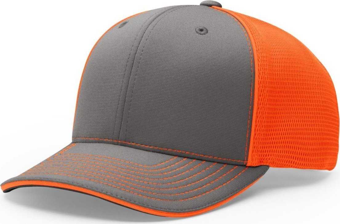 Richardson 172 Fitted Cap - Char Neon Or Spt - HIT a Double