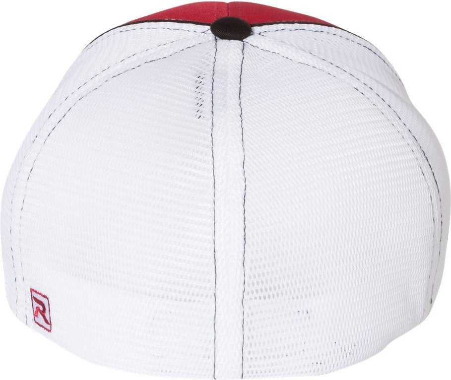 Richardson 172 Fitted Cap - Rd Wh Bk Tri - HIT a Double