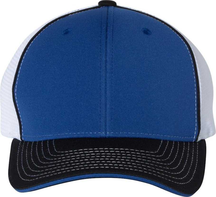 Richardson 172 Fitted Cap - Ry Wh Bk Tri - HIT a Double