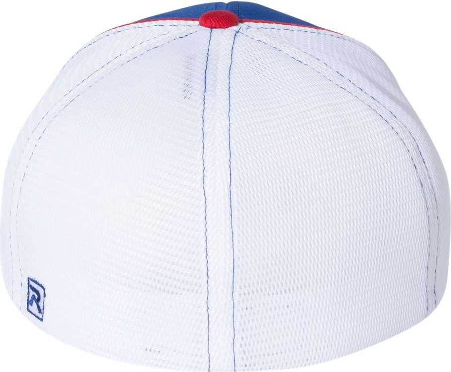 Richardson 172 Fitted Cap - Ry Wh Rd Tri - HIT a Double