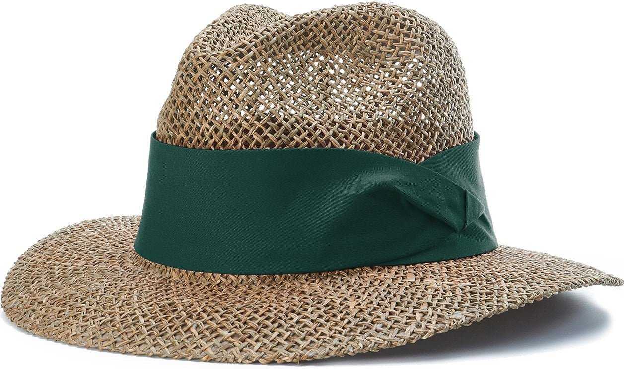 Richardson 822 Straw Safari Hat - Dk Gn - HIT a Double