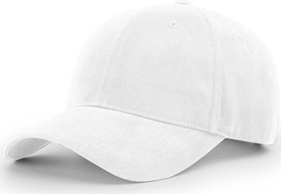 Richardson R75 Casual Twill Cap - Wh - HIT a Double