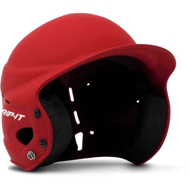 Rip-It Baseball Fit Batting Helmets - Matte Red (Scarlet) - HIT a Double