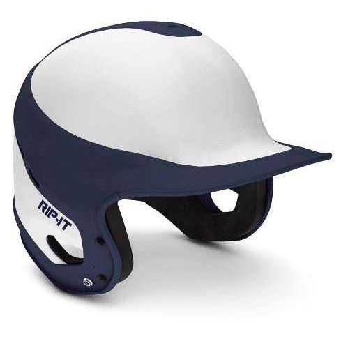 Rip-It Baseball Fit Batting Helmets - White Navy - HIT a Double