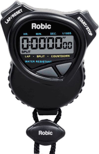 Robic 1000W Dual Stopwatch / Countdown - Black - HIT a Double