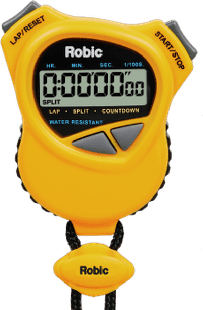 Robic 1000W Dual Stopwatch / Countdown - Yellow - HIT a Double